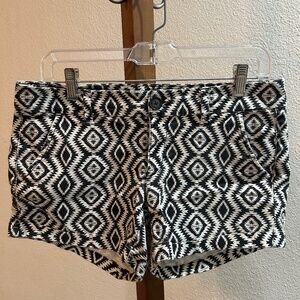 AE geometric patterned shorts